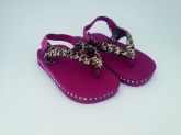 Havaianas Baby Onça Strass Dourado Lateral